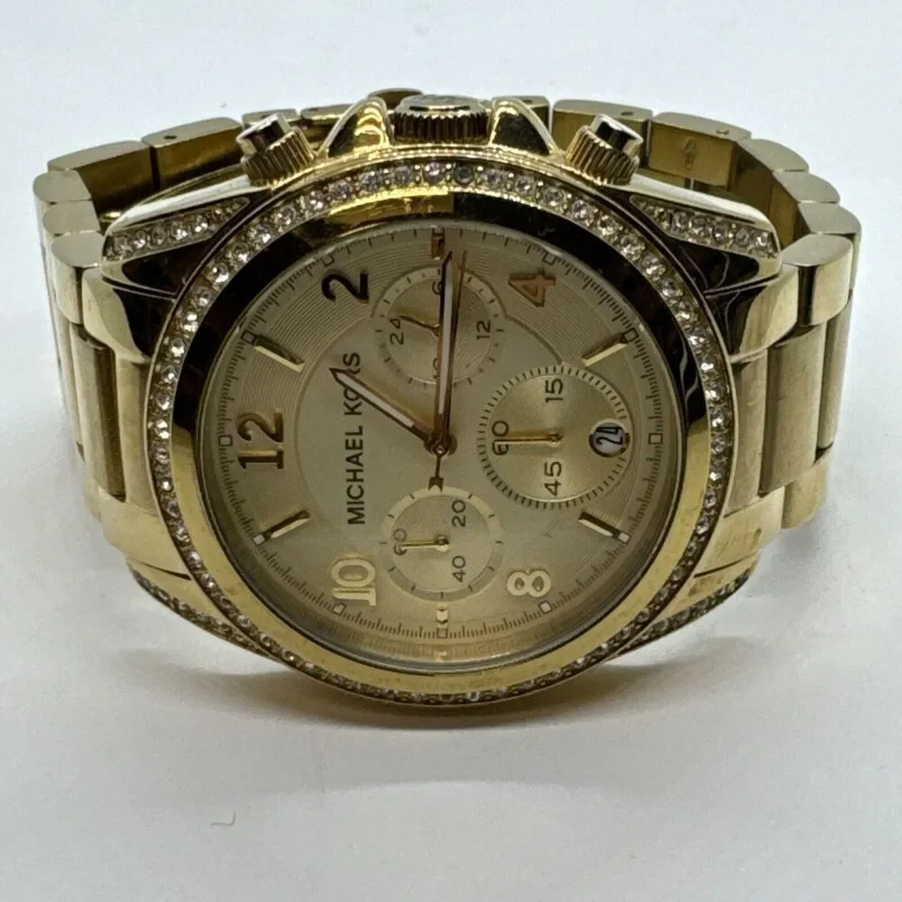 Michael Kors Blair MK5166 Women's Gold Stainless Steel Analog Dial Watch JNA591